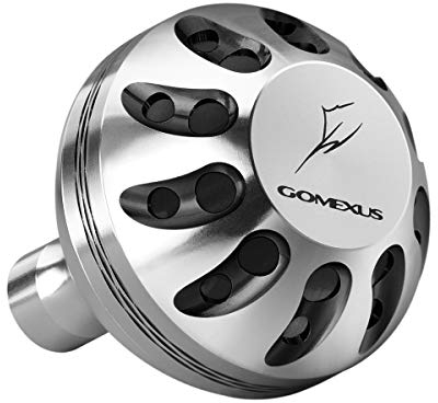 Gomexus 38mm Aluminium Knauf Angelrolle Passend für Shimano Stradic FL Exsence Daiwa Luvias BG MQ Spinnrolle Kurbelknauf Direktinstallation, Power Knob Bohrinstallation für Daiwa BG