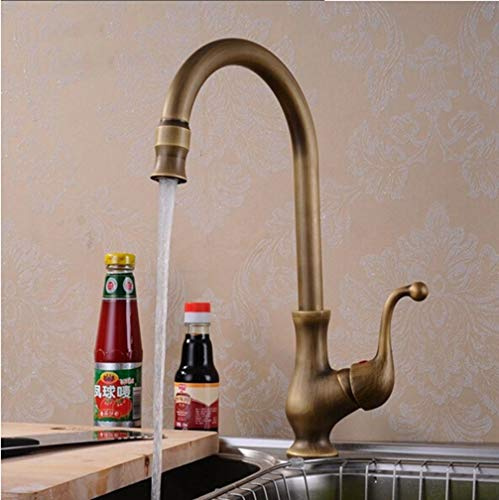 FZHLR Nuevo Diseño De Una Sola Palanca Sin Latón Bronce Total De Plomo Terminó Fregadero De La Cocina Grifo Caliente Y Fría