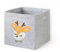 Lucky Sign - Aufbewahrungsbox Kinder faltbar Spielzeugkiste aus Filz Aufbewahrungskorb Wickeltisch für Kinderzimmer, 33x33x30cm - Kitz