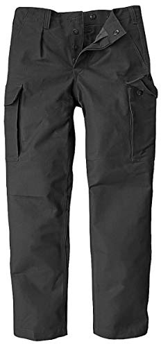 bw-online-shop Bundeswehr moleskinbyxor BW fältbyxor original, svart, 30