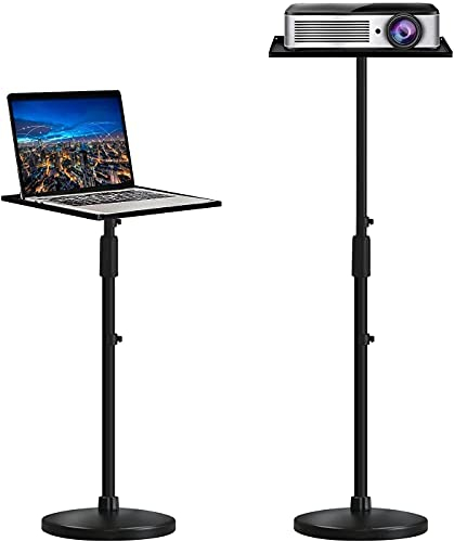 Soporte para proyector, la Longitud del Soporte Ajustable del Piso se Puede Ajustar, el Tubo se Puede Ajustar de Forma Flexible, de 80cm a 150cm, se Adapta a 7.0 Libras o Menos