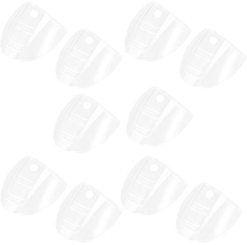 Milisten Aufsteckbare Seitenschilde für Brillen 5 Paar Tpu, Dual Hole