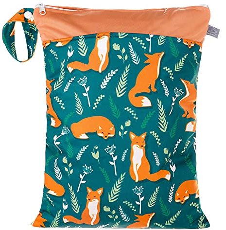 Maeau Wetbag Wasserdicht Windeltasche Wickeltasche für Stoffwindeln Nasstaschen Wiederverwendbare Wetbag Organiser Beutel Waschbar Wetbags für Stoffwindeln (Muster 29)