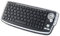 FAMKIT Teclado de 2.4GHz con el teclado inalámbrico compacto portátil del ratón óptico del Trackball