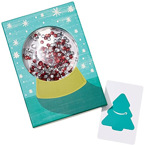 Amazon.de Gechenkgutschein in Geschenkbox (Weihnachtskugel mit Foto)