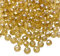 Jmassyang 6mm Briolette Rondelle Faceted Crystal Glass Beads for Jewelry Making Bracelets Necklaces Earrings (Gold Champagne AB, 450pcs)