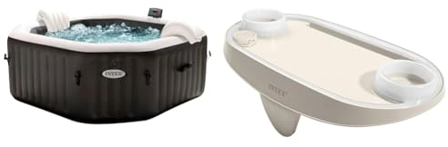 79IN X79IN X28IN PURESPA Jet and Bubble Deluxe Set & SPA Tray with Light