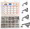 huruirui Schrauben Muttern Set, M3 M4 M5 M6 Bolzen, 304 Edelstahl Sechskantschrauben Muttern und Schrauben Kit Hexagon Edelstahl Maschinenschrauben mit Aufbewahrungsbox 320PCS