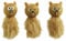Outward Hound Nina Ottosson Plüsch Ersatz Chipmunk Spielzeug für Snuffle N 'Treat Hund Ball Puzzle - 3 Pack