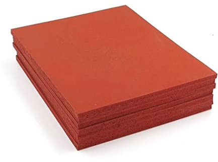 NEZIH Placa de Espuma de Silicona Resistente Al Calor de Goma de Sílice 1Pcs, 3-10Mm de Espesor/10Mm/200Mm *200Mm