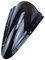 Windschutzscheibe Motorrad Windschutzscheibe Windabweiser Für Y&amaha YZF R125 2008-2015 2016 2017 2018 (Color : Schwarz)