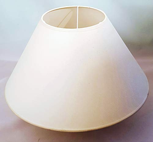 Lampenschirm Empire Durchmesser 35 cm für Sockel E 27/E14(Adapter) Farbe Champagner für Tischlampen - Hejo Design