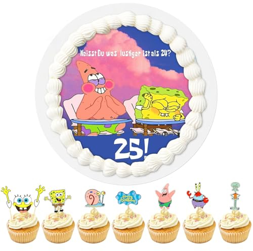 Tortenaufleger Foto 25th,Zuckerbild mit Kompatibel,Kuchen Dekoration Cake Topper,Tortenbilder Essbar Foto,Cake Decoration 25th,Foto Kuchen Tortenaufleger,Party Supplies Dekor Gefälligkeiten