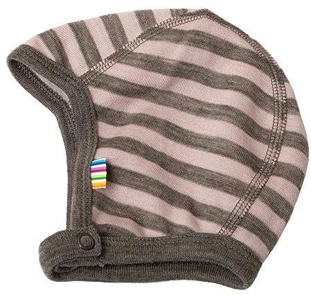 Joha Baby Jungen Mädchen Mütze Merinowolle, Größe:37, Farbe:Old pink