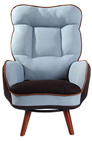 CSGFYLHO Einzelsessel im japanischen Stil mit hoher Rückenlehne, Stoff-Lazy-Sofa, Nackenstützendes PU-Ledermaterial, atmungsaktiv, bequem und stark