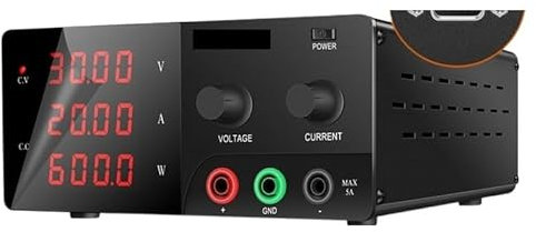 Fuente de alimentación de alta potencia, CC, programación informática, 30V 60V 100V 200V, regulador de voltaje, fuente de alimentación de laboratorio ajustable ( Size : 220V , Color : 1200W 60V 20A )