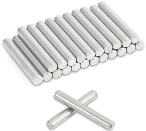 QXSKSLH 50 perni per mensole da 3 mm x 30 mm, in acciaio inossidabile 304, picchetti di supporto per mensole, elementi di fissaggio in metallo