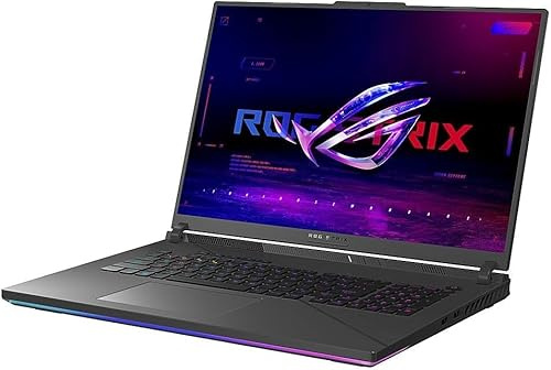 ASUS ROG Strix G18 18 240Hz Laptop 10TB SSD 96GB DDR5 RAM Win 11 Pro (Intel 14th Gen Core i9-14900HX processor TURBO 5.80Ghz, NVIDIA GeForce RTX 8GB GDDR6, 18 QHD 2560x1600) Gaming Notebook Computer