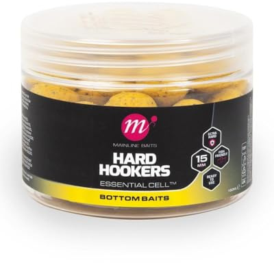 Mainline Essential Cell Hard Hookers 15mm Bottom Baits