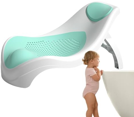 Badewannensitz für Babys,Badewannensitz für Babys Babysitz für Badewanne | Klappbarer Baby-Badewannensitz mit Unterstützung, sichere Badewannenunterstützung für Waschbecken und Badewannen