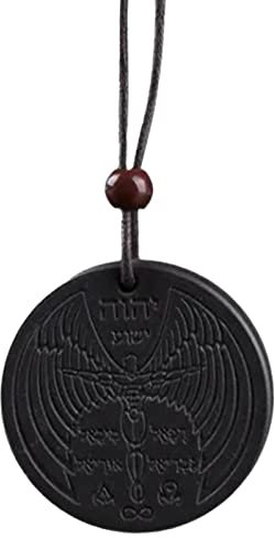 Srliya Vulkansteinkette, Schwarzes, Rund Geformtes Hanfseil Großer Energieanhänger, Verbesserung der Mikrozirkulation, Tägliche Verschleiß, Männer Frauen, Anhänger mit Hanfseil für