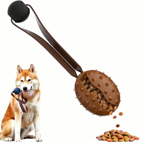 Hundespielzeug Hund Leckerli Ball Intelligenzspielzeug Futterball aus Naturkautschuk Snackball Beschäftigung für Große, Mittlere und Kleine Hunde