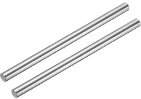 sourcing map Linear Motion Rod Shaft Guide 13 mm x 200 mm, Gehäuse, gehärteter Stahl, verchromt, metrische Linearschiene für 3D-Drucker, CNC-Maschine, 2 Stück