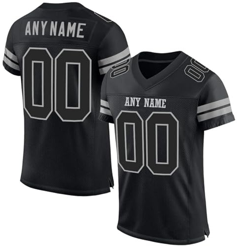 HGWOPGASD Camisetas Personalizadas de fútbol Americano con Nombre y número Camisetas Personalizadas para Adultos Niños A37