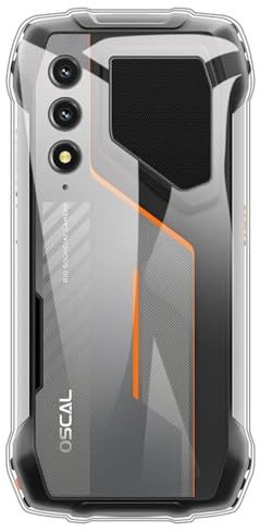 Auotu Hülle Mit Kamera Schutz Soft TPU Silikon Case Etui Tasche Cover für Oscal Pilot 1 Smartphone (Transparent)