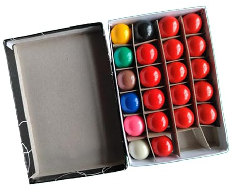 MotiveTech 22 Pezzi Mini Biliardo Palline Set Completo Tavolo Snooker Palline Resina Adatto Bambini Decorazione Regalo