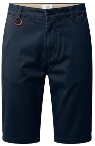 Joop! Herren Chino Short 65RUDO - Mid Waist - Regular Fit - Blau Beige Grün Pink, Größe:W 33, Farbe:30102856-401 Dark Blue