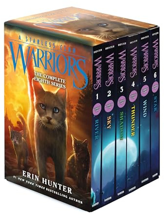 Warriors: A Starless Clan Box Set: Volumes 1 to 6: A Starless Clan #1: River, A Starless Clan #2: Sky, Starless Clan #3: Shadow, A Starless Clan #4: ... Clan #5: Wind, A Starless Clan #6: Star