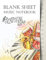 Blank Sheet Music Notebook: Music Manuscript Paper | Orchestra Instruments and Music Notes