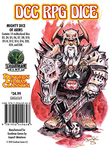 DCC Dice - Mighty Dice of Arms
