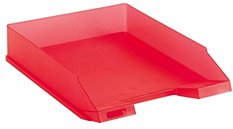 Herlitz 10653814 Ablagekorb A4-C4 classic rot transluzent