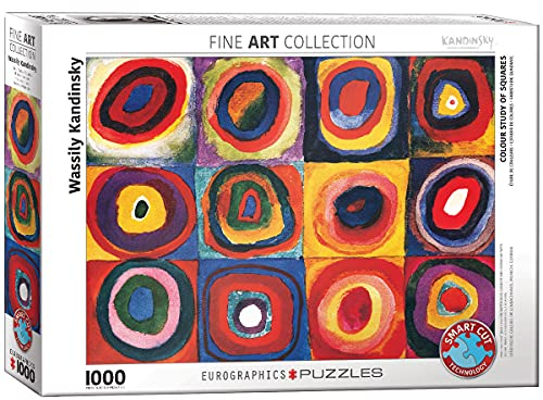 Kandinsky - Study Squares. Puzzle 1000 Teile, White