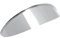 Drag Specialities Chrom Lampenschirm Visier für Motorrad-Scheinwerfer - 5,75 (146mm) Mittel