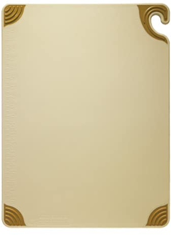 San Jamar CBG121812BR Restaurant-Schneidebrett, 30,5 cm B x 45,7 cm T, einzelnes Brett