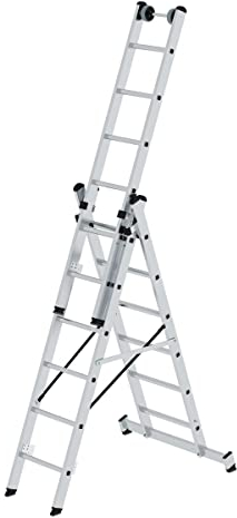 Mehrzweckleiter 3tlg.Alu 3x6 Sprossen Arbeits-H.5200mm