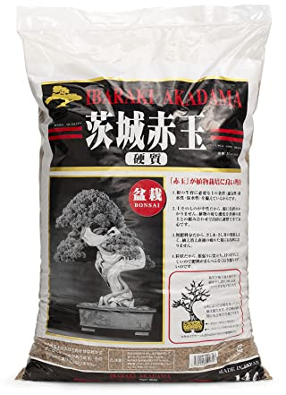 Akadama Ibaraky.14 L. Granulado mediano / grueso (8 – 12 mm) para bonsais y plantas. Sustrato japonés neutro