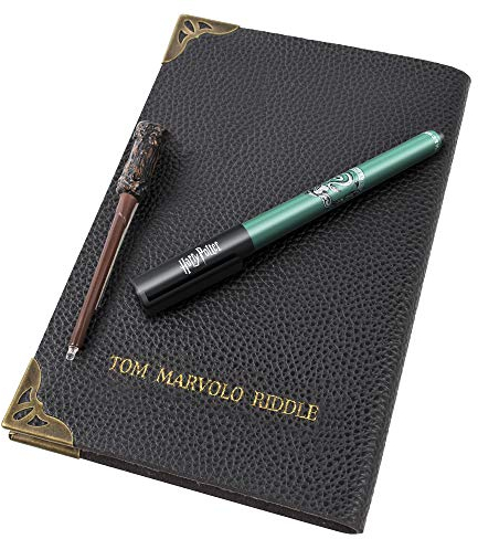 Diario Di Tom Riddle Con Bacchetta Penna Che Scrive Con Inchiostro Invisibile