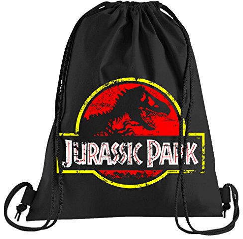 T-Shirt People Dinosaurier Park Distressed Logo Sportbeutel – bedruckter Beutel – eine schöne Sport-Tasche Beutel mit Kordeln