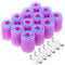 Lockenwickler locken Set,anezus 60 Stücke Hitzefreie Jumbo Groß Kleine Lockenwickler Selbsthaftend Hair Rollers 44 mm 32mm 25mm 15mm mit 12 Stücke Klammern für lange mittlere kleine Haar