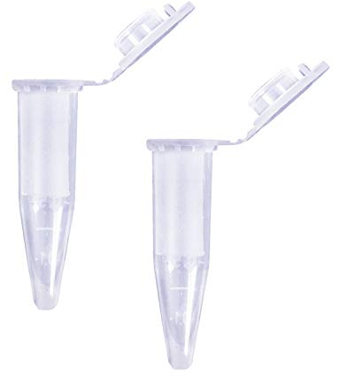 YouU Reaktionsgefäße Stoffkapseln Eppendorf Tubes Kapseln Globulibehälter mit Doppelverschluss, Micro-Tubes aus Polypropylen, Globuli-Caps mit Deckel (1.5ml)