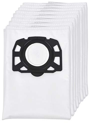 Bolsas Aspiradora para Karcher WD4 WD5 WD6 WD5 / Premium / MV4 / MK5 / MV6 de KEEPOW, Bolsas de Fitro 8 Pack