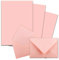 50x Briefpapier-Sets DIN A4 mit C6 Briefumschlägen, Nassklebung - Rosa - mattes Schreibpapier mit Kuverts - FarbenFroh by GUSTAV NEUSER