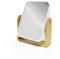 Douceur d'Intérieur, Doppelseitiger Standspiegel (16 x 4,8 x 20 cm) Smart White, Polystyrol-Bambus-Finish