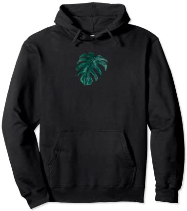 Monstera Leaf Monstera Deliciosa Käsepflanze Pullover Hoodie