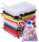 Yoosso 50 Stück Organzasäckchen 10x15 cm, Schmuckbeutel Organzabeutel mit Kordelzug Geschenkbeutel Organza Geschenktüten Geschenkverpackung für Hochzeit Geburtstag(10 Farben)