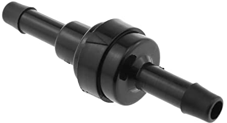 1/4 Zoll Rückschlagventil DGZZI 1/4 Zoll 6 mm PA66 Automotive Ölleitung Feder Rückschlagventil, Auto Kraftstofffeder Rückschlagventil, Einweg-Ölpumpen-Rückschlagventil, Inline-Rückschlagventil Alve